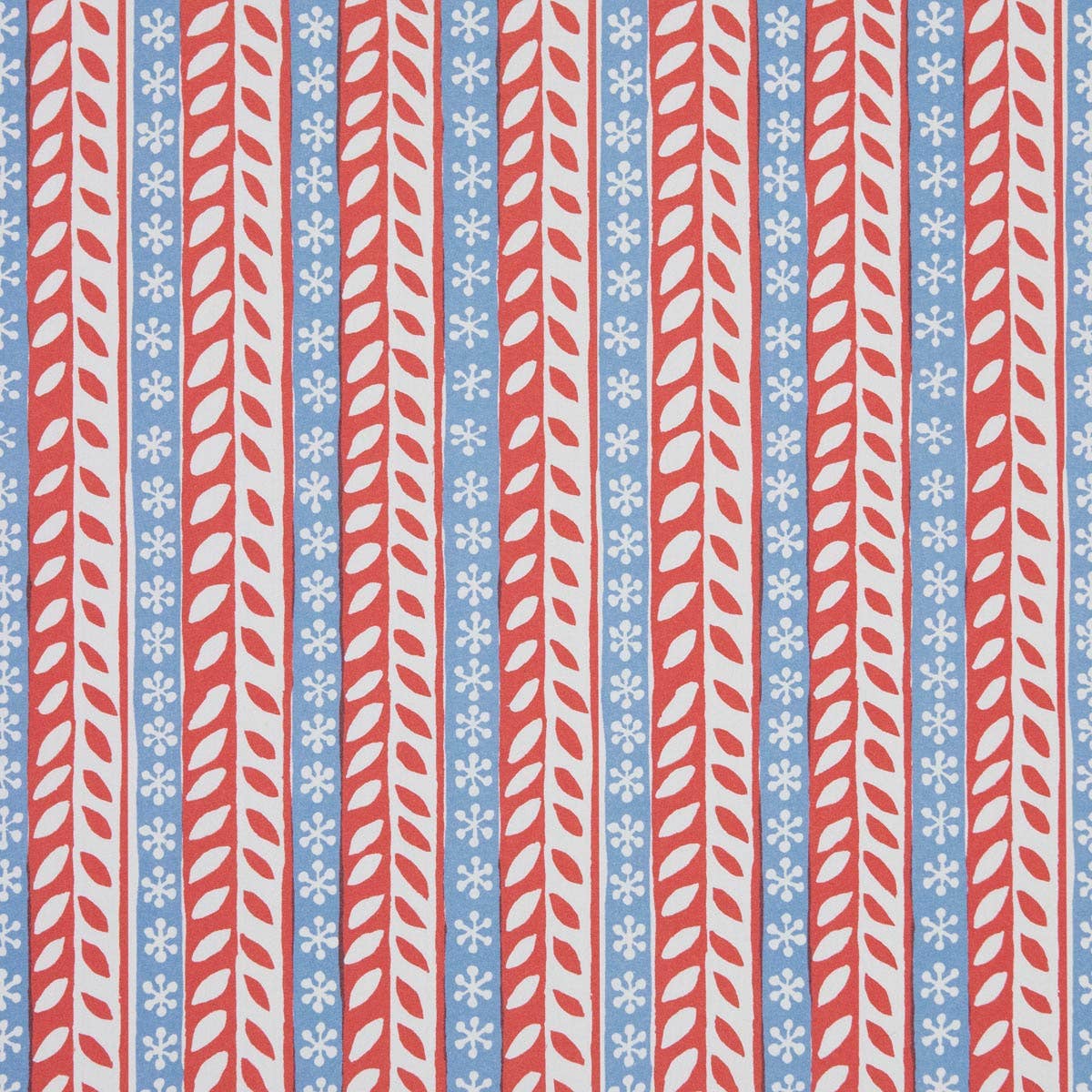 Merry Christmas Red and Blue Wrapping Paper