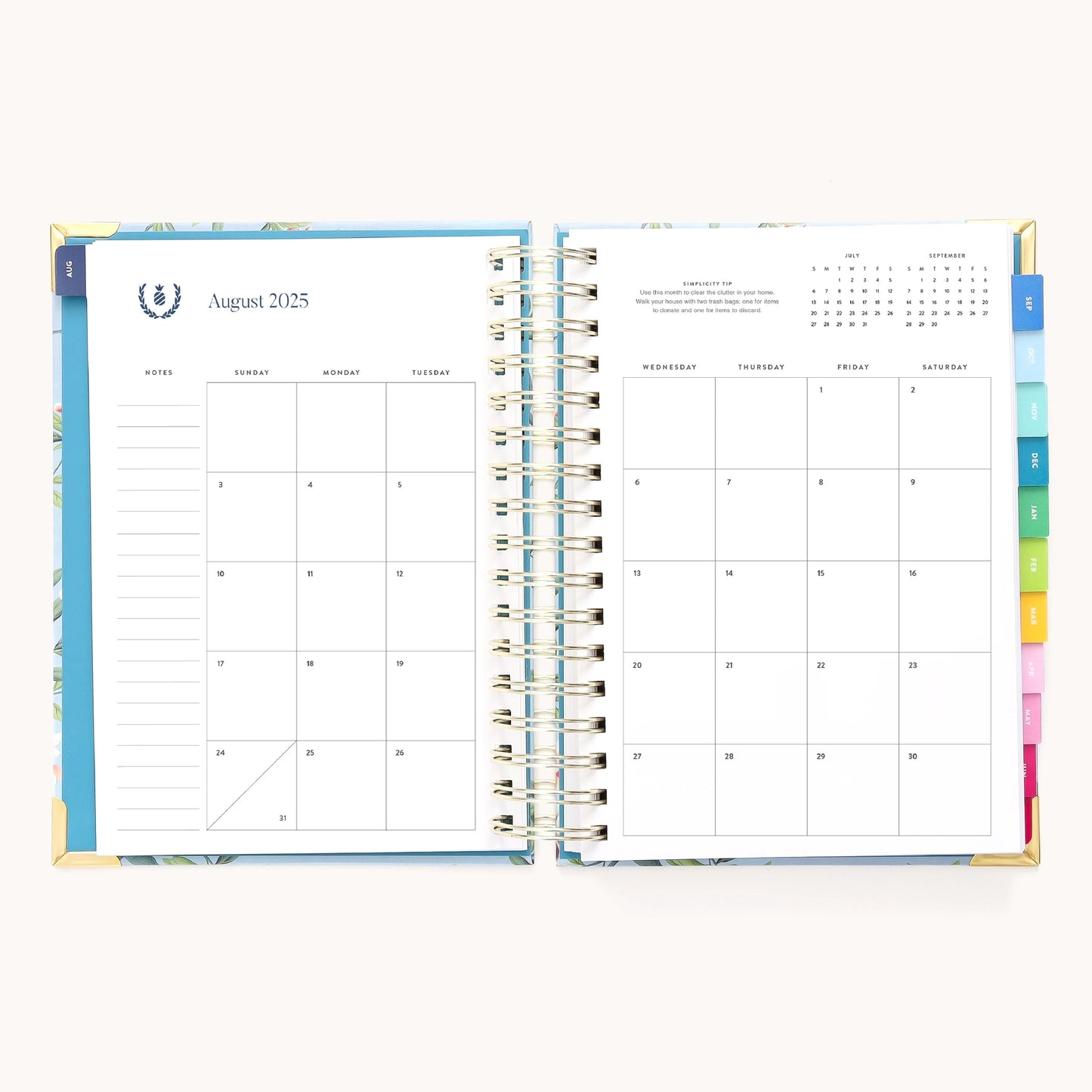 Emily Ley 2025-2026 Faraway Land Spiral Daily Simplified Planner