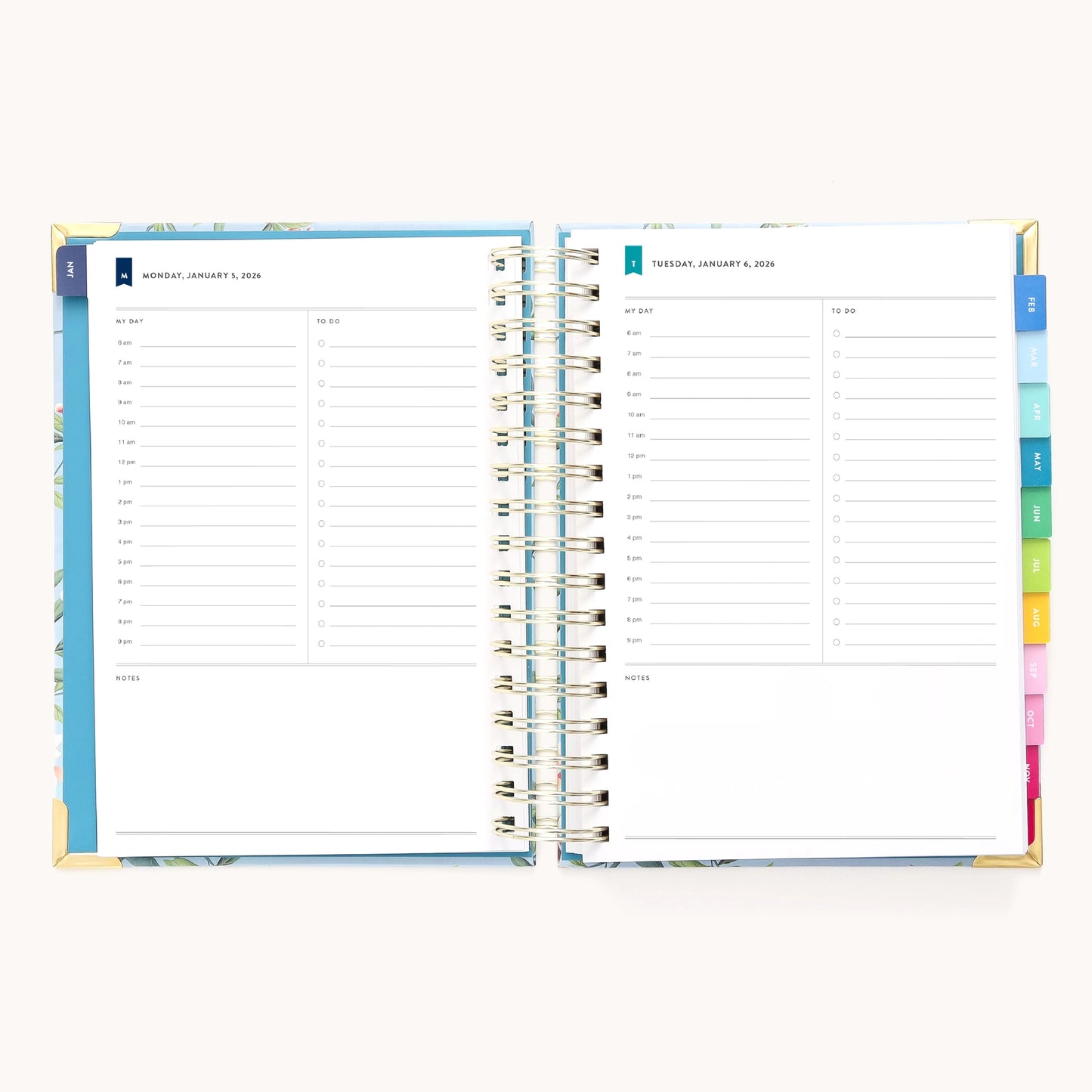 Emily Ley 2026 Faraway Land Spiral Daily Simplified Planner