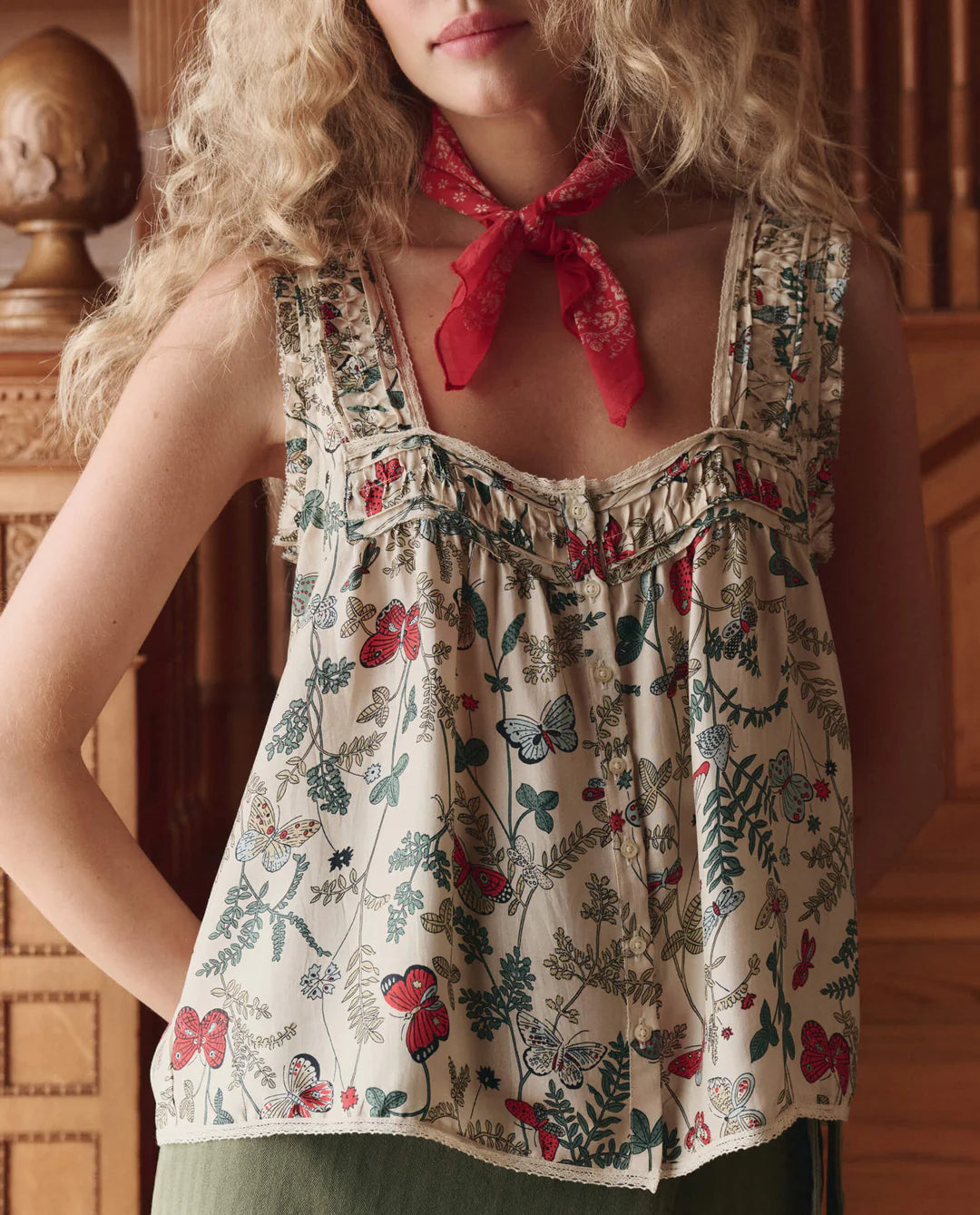 The Victorian Pleat Tank – The Little Bear