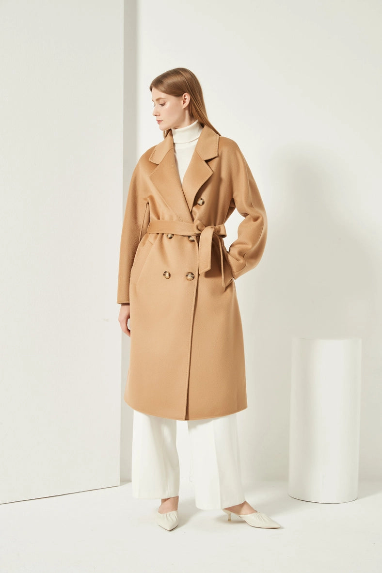 Double Breasted Cashmere Coat