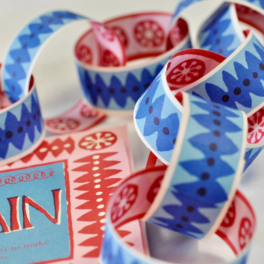 Pinks + Blues Paperchain