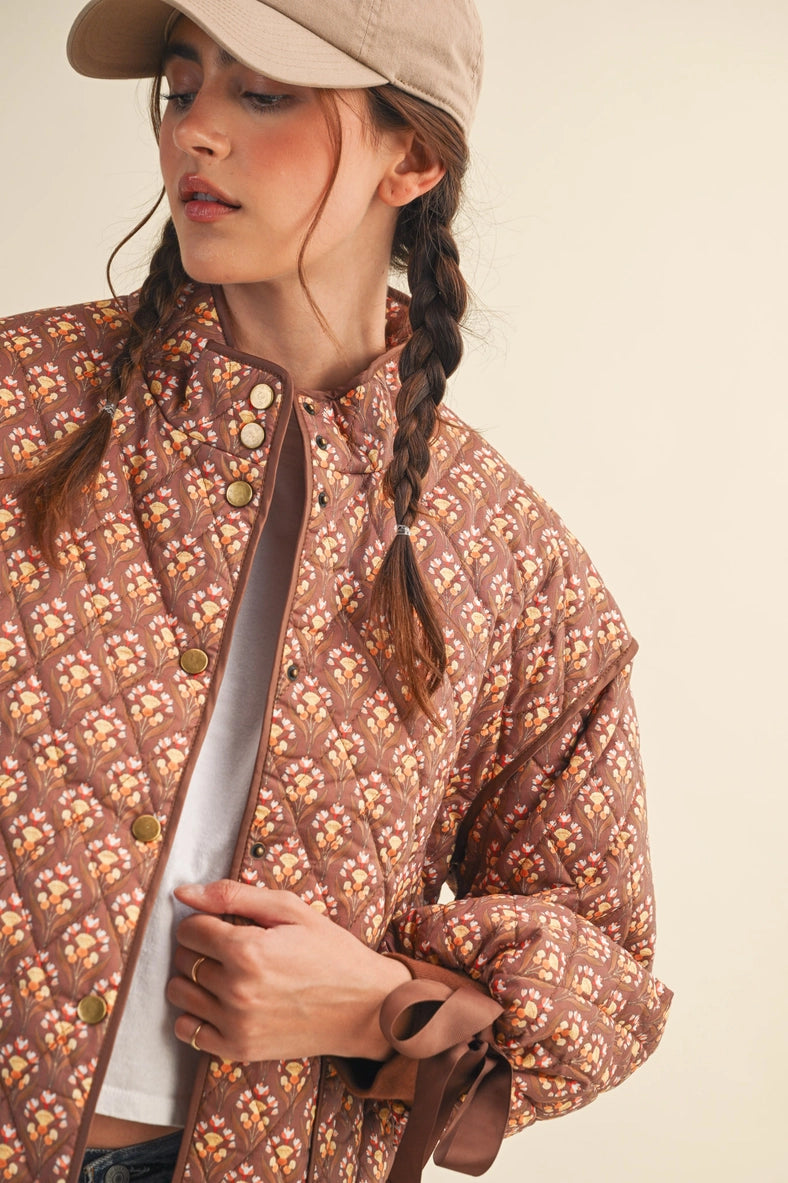 Floral Quilted Jacket