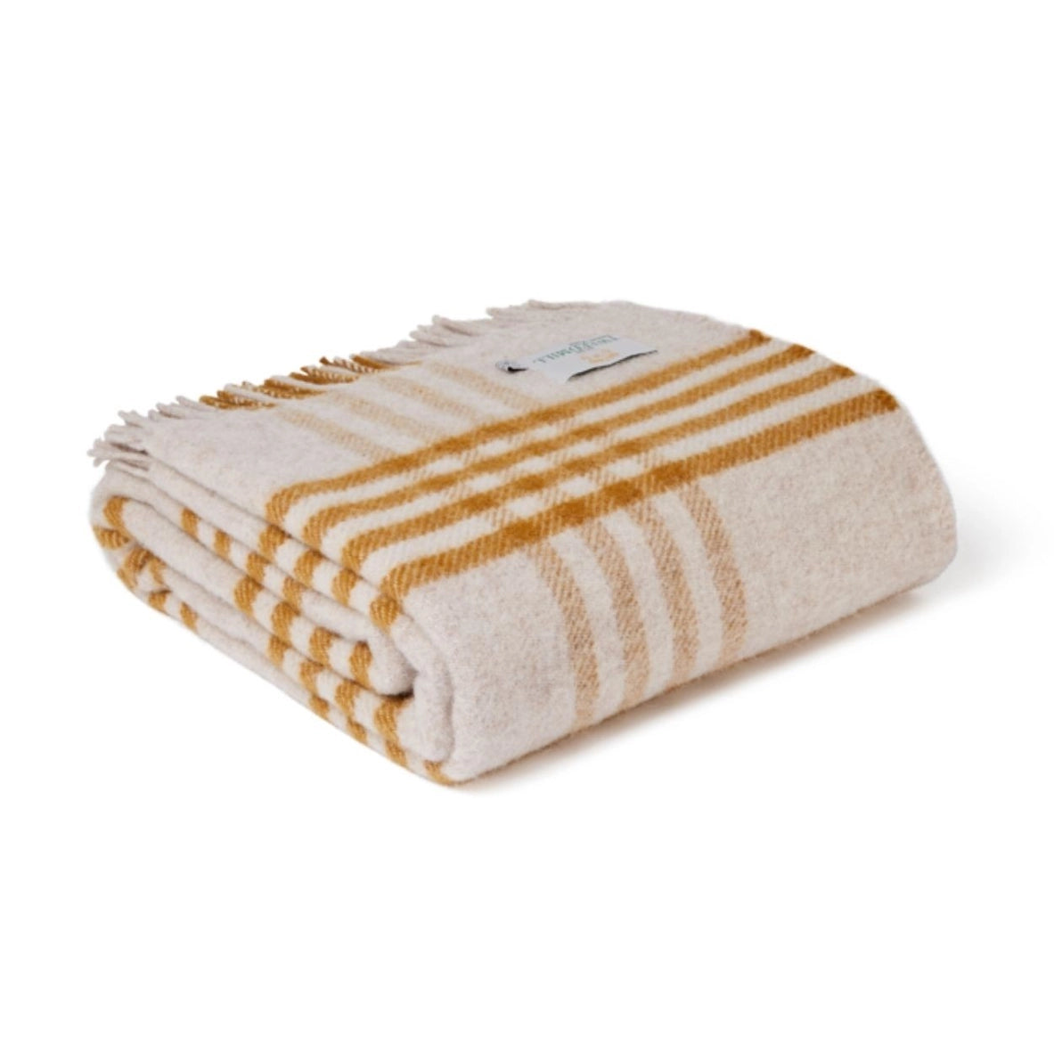 Hex Check Wool Blanket