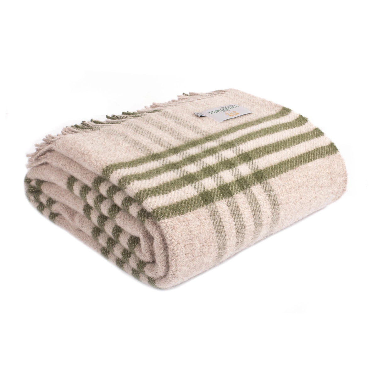 Hex Check Wool Blanket