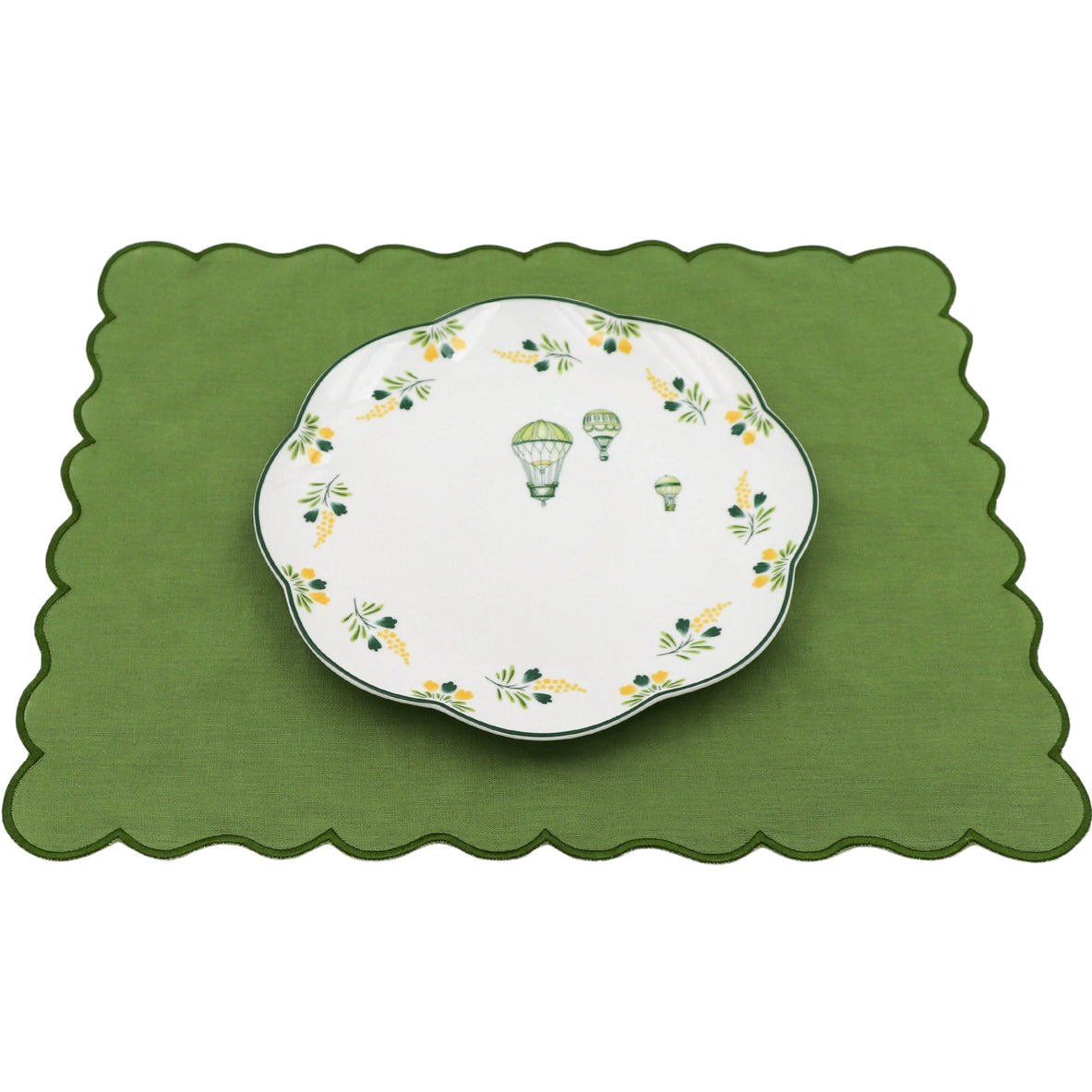 Valensole Lavender Scalloped Dinner Plate