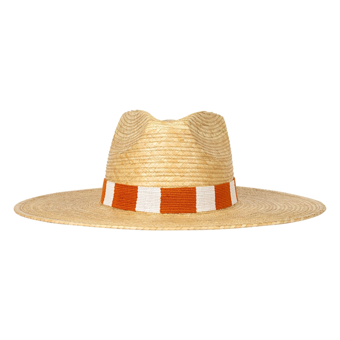Orange & White Palm Hat