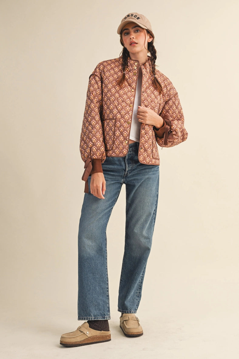 Floral Quilted Jacket
