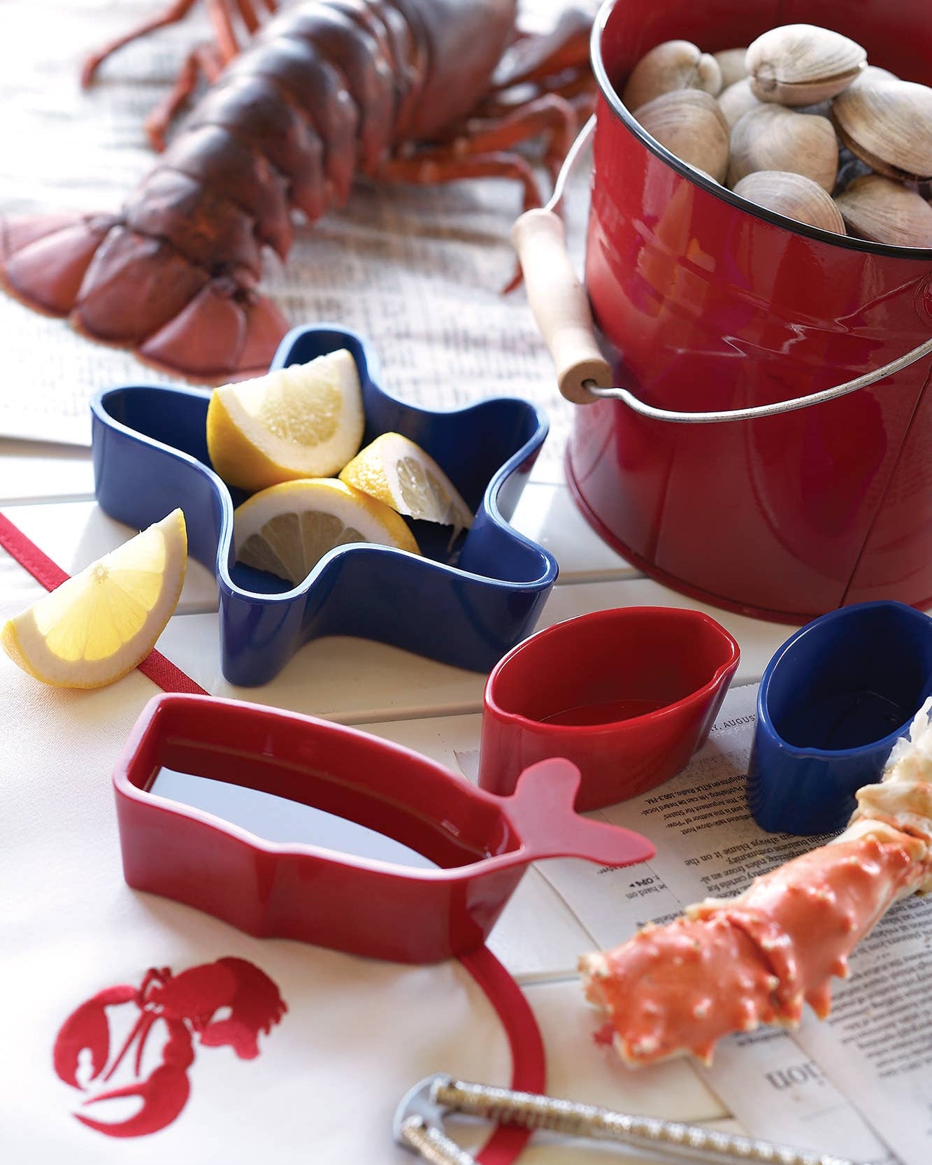 Nantucket Seafood Cotton Lobster Bibs