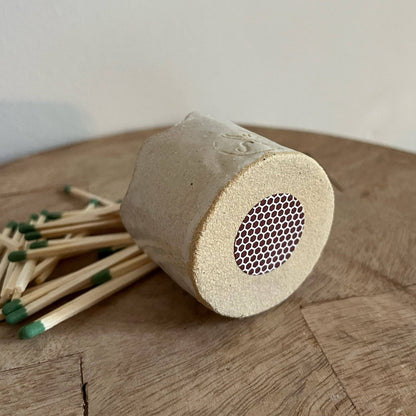 Stoneware Match Holders