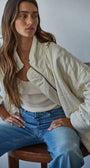 Quilted Knit Jacket