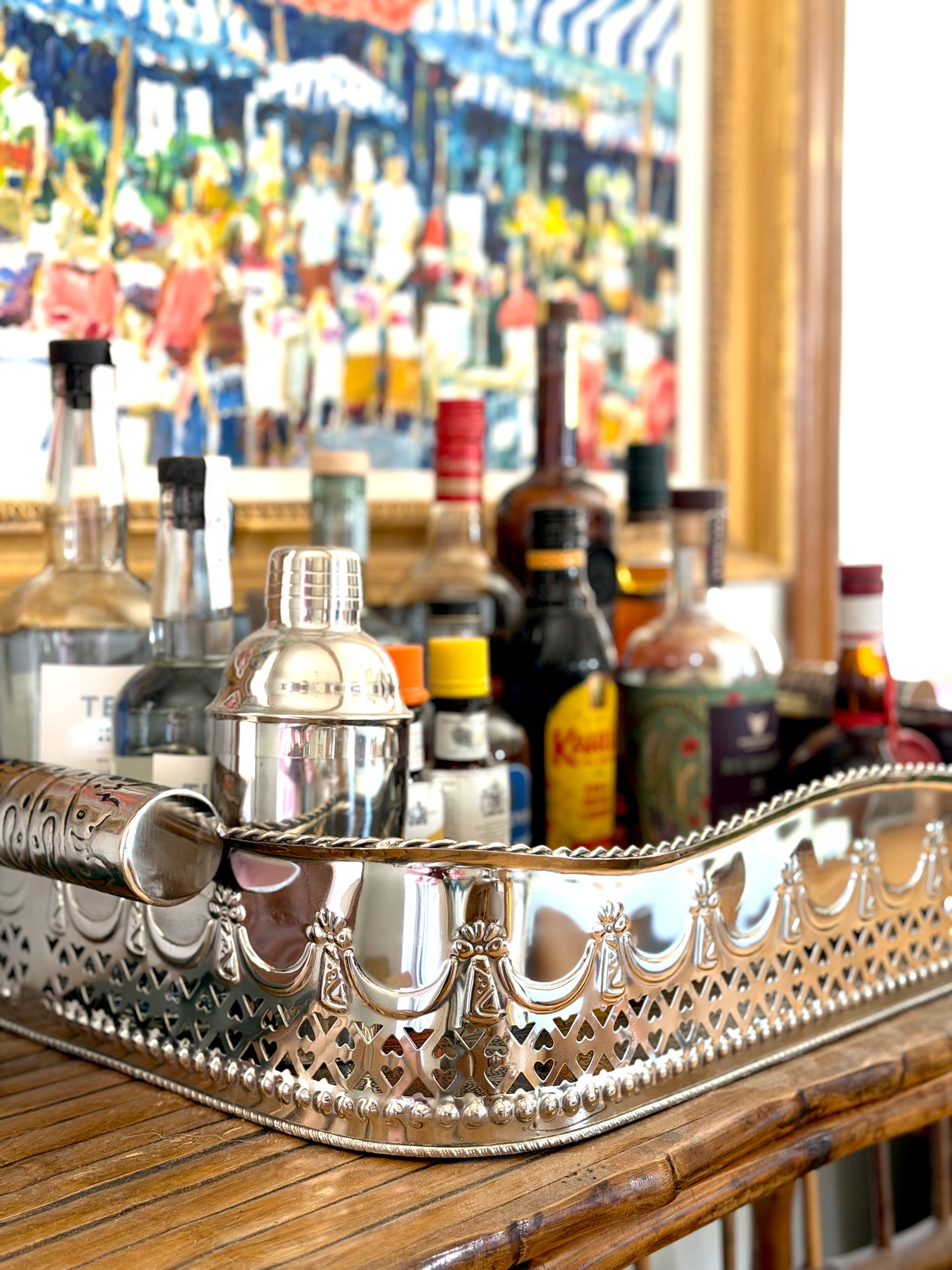 Small Silver Bar Tray