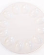 Antique White Deviled Egg Platter