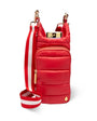 Poppy Red HydroBag® with Poppy & White Striped Strap