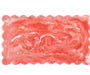 Scalloped Pink Rectangular Resin Cheese Board