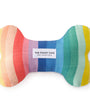 Over the Rainbow Dog Bone Squeaky Toy