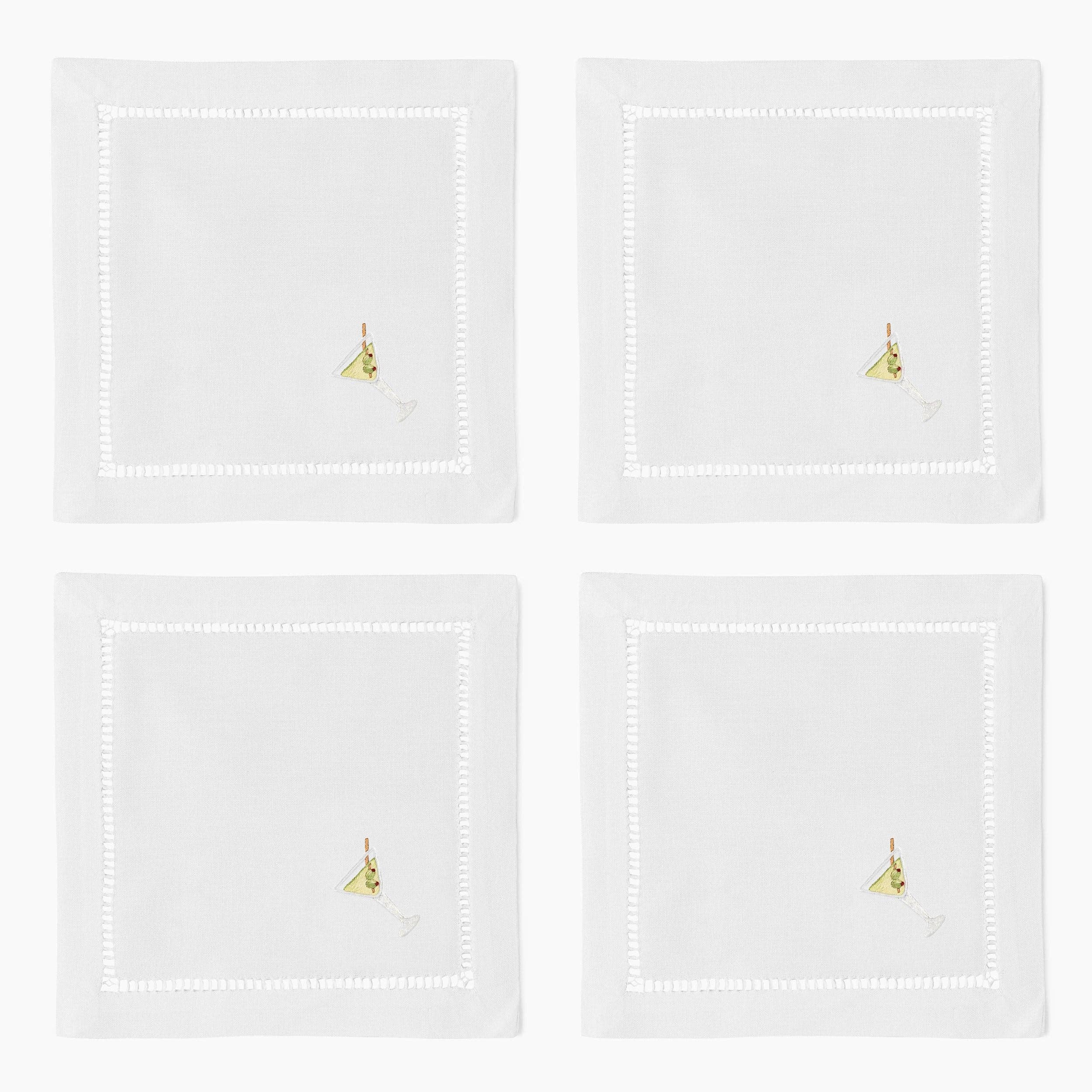 Dirty Martini Cocktail Napkins