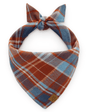 Maple Plaid Flannel Dog Bandana