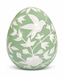 Soft Green And White Chinoiserie Egg
