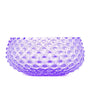 Large Hobnail Glass Bowl | Lilac Bloom