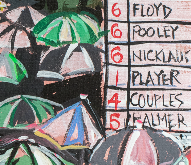 The Masters "Rainy Fairway"at Augusta National Print