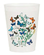 Butterfly Watercolor Frosted Cups