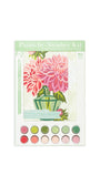 Dahlias in Vase Paint-by-Number Kit