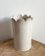 Scallop Stoneware Vase