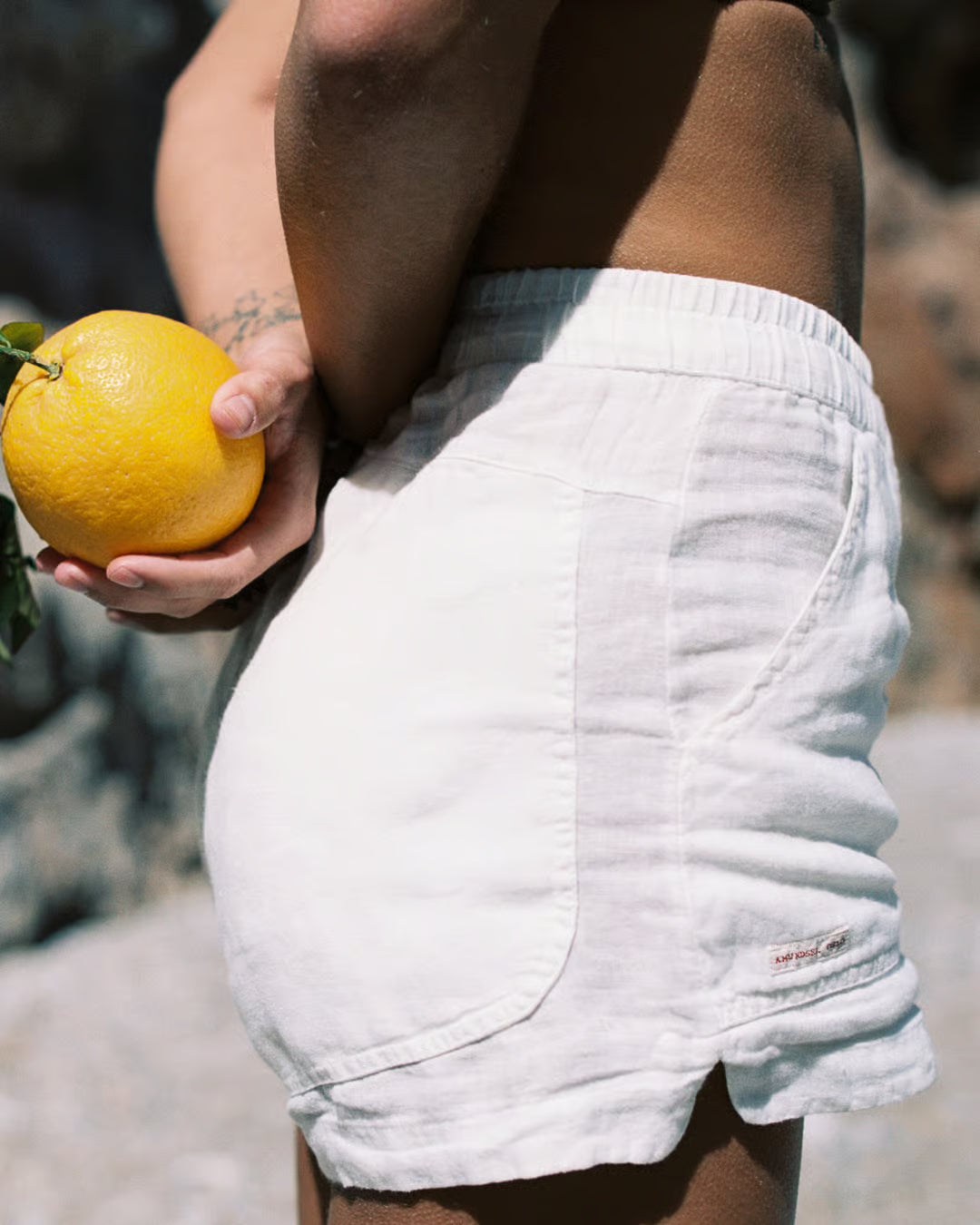 3.5 Incher Safari Linen Shorts