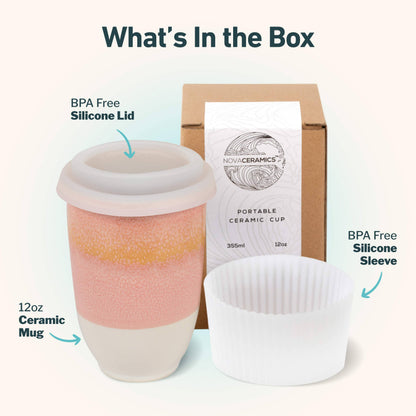 Afterglow 12oz Ceramic Travel Mug