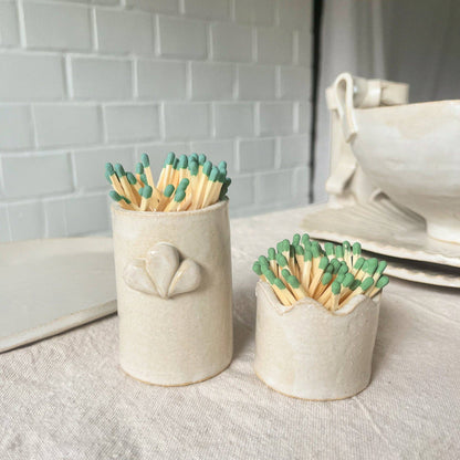 Stoneware Match Holders