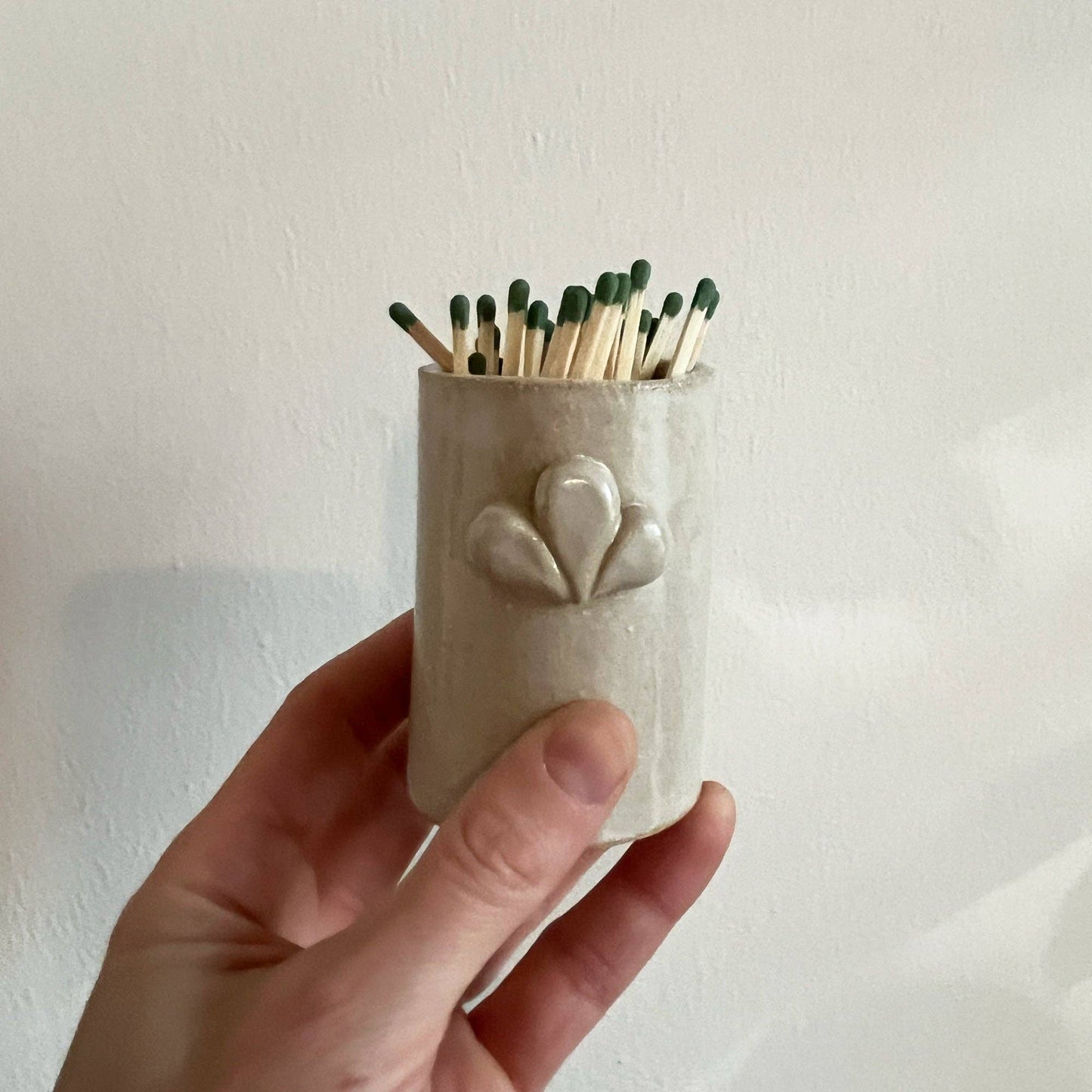 Stoneware Match Holders