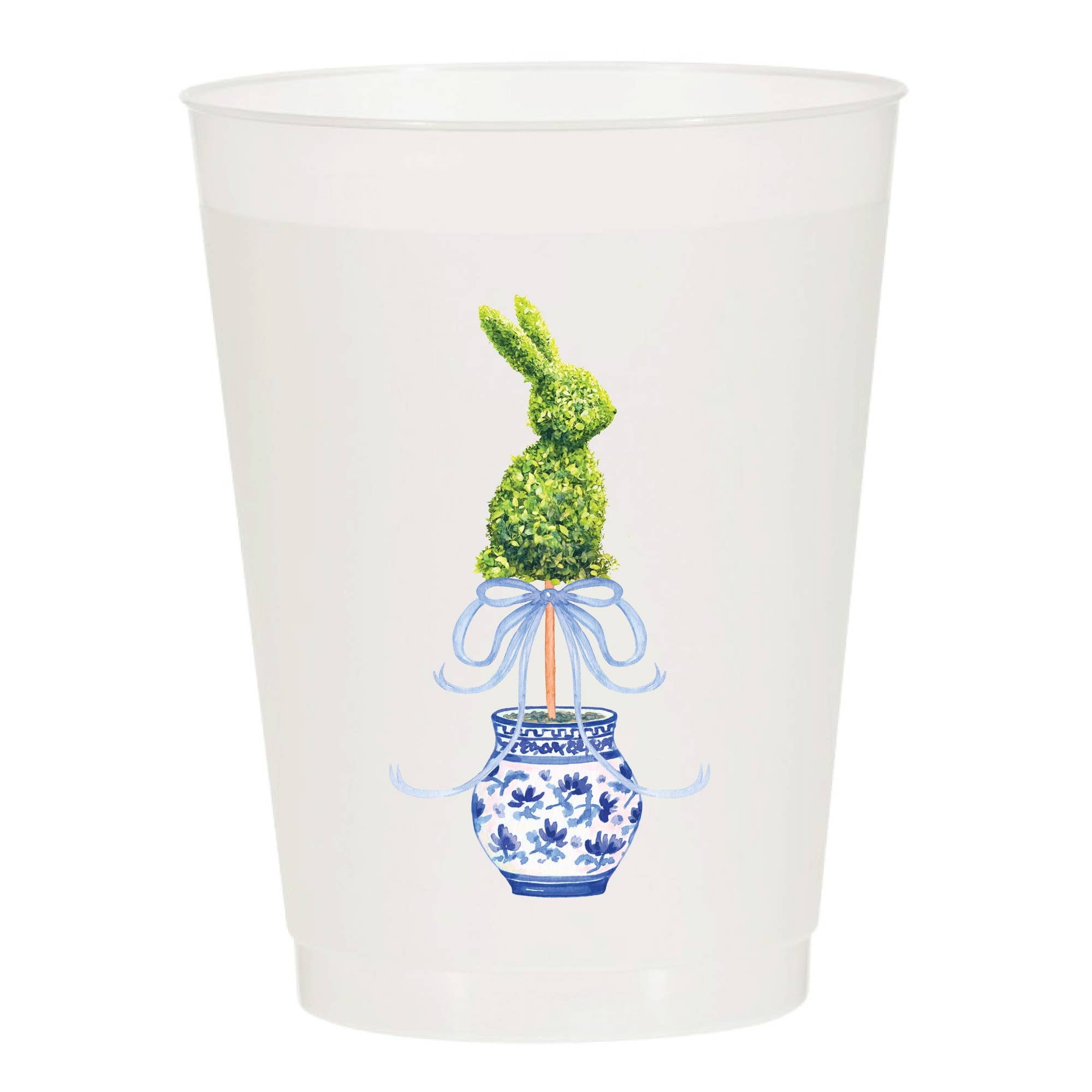 Topiary Bunny Frosted Cups
