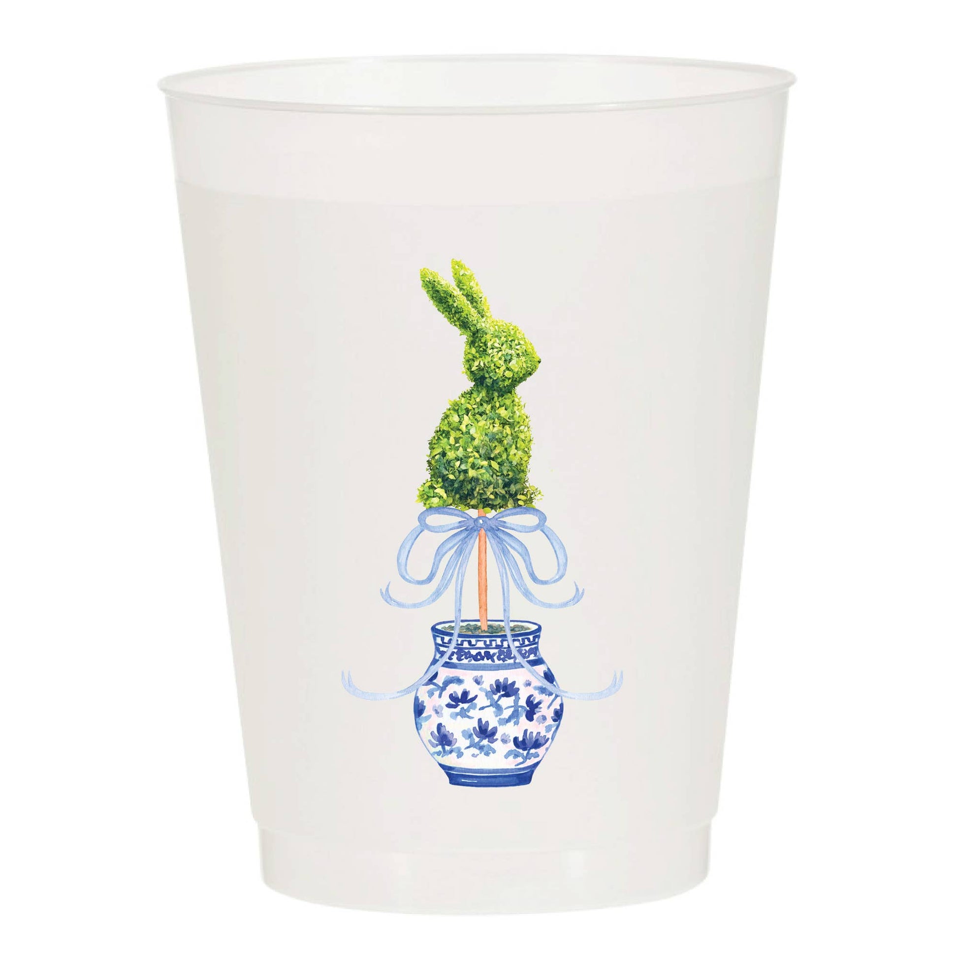 Topiary Bunny Frosted Cups