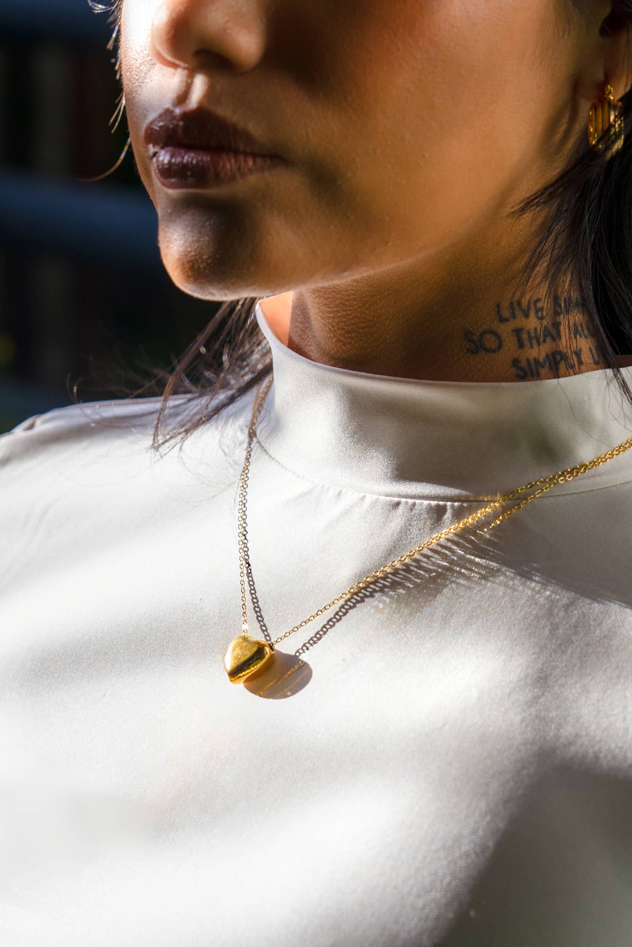 Can't Heartly Wait Mini Necklace