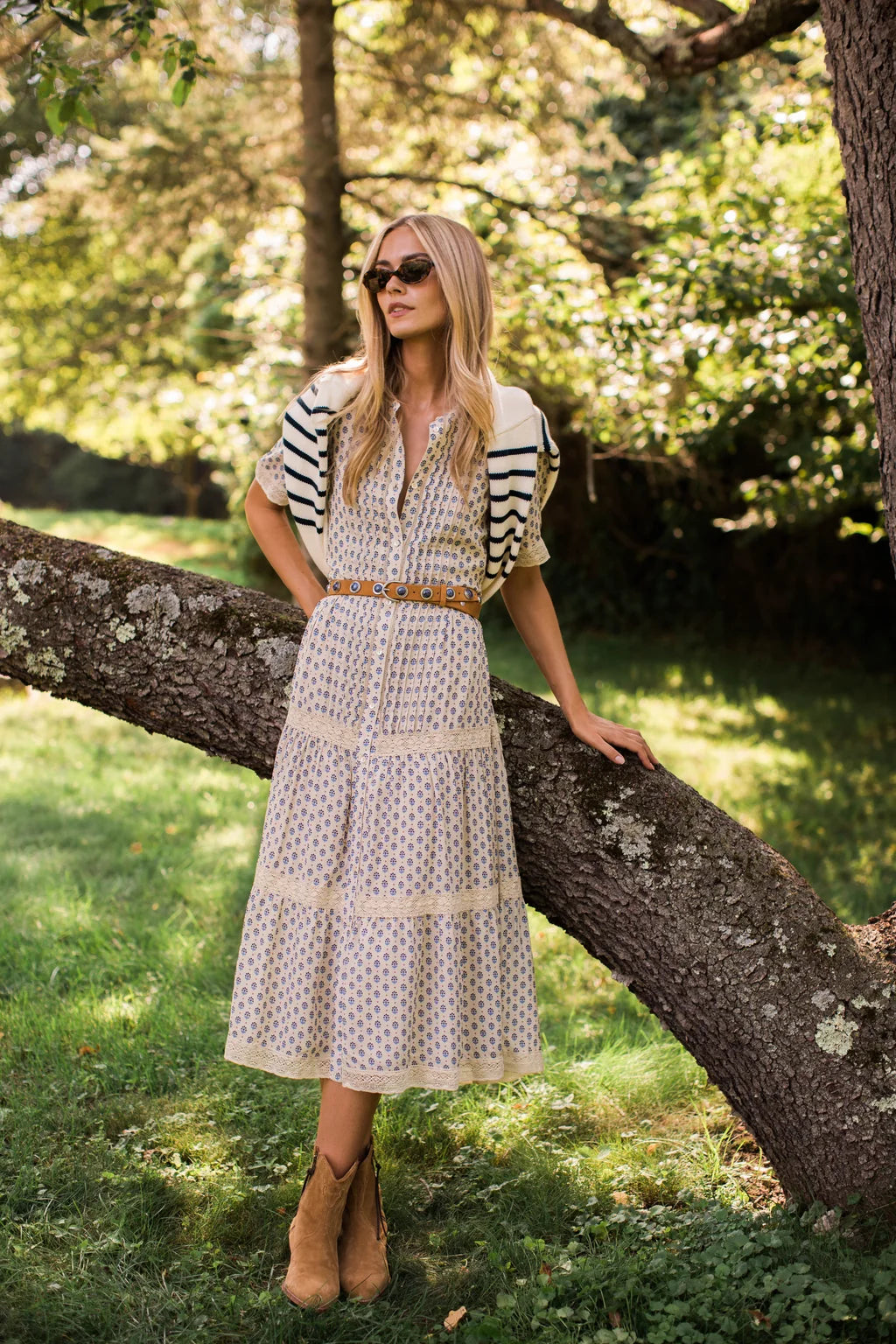 Eve Cotton Midi Dress