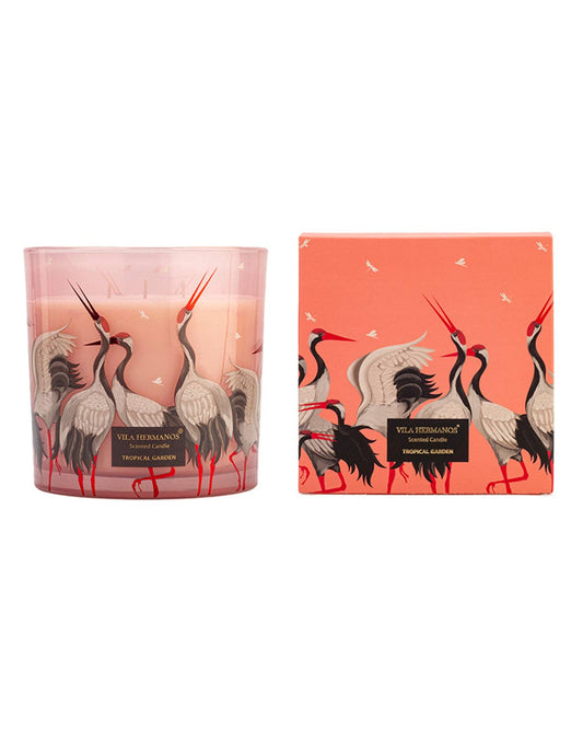 Jungletopia Flamingo Pink Candle - Large