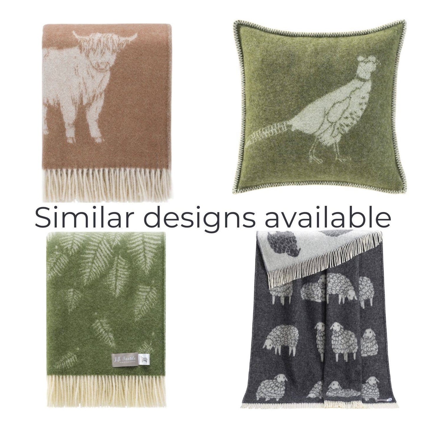 Brown Horse Wool Throw