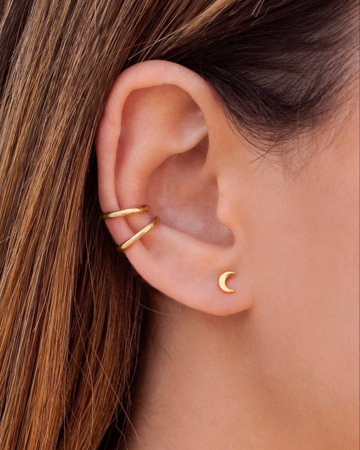 Universe Moon Studs