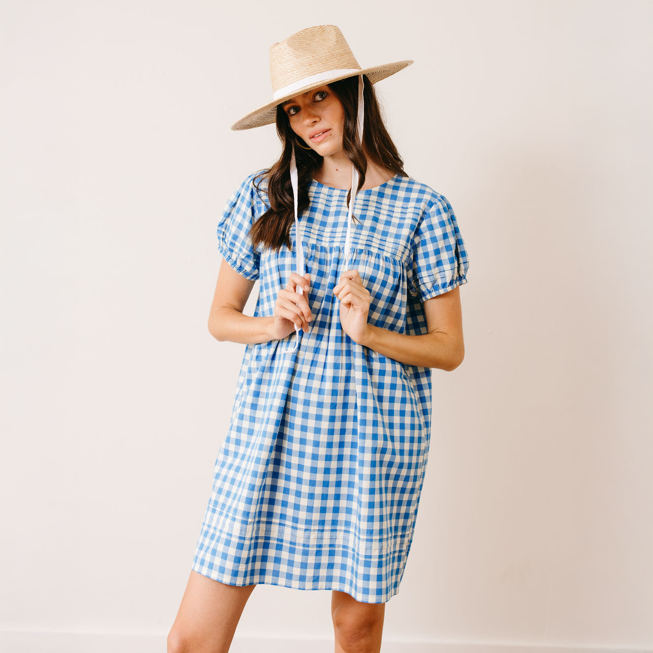 Blue Bay Gingham Penny Dress
