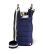 Navy Blue Matte HydroBag™ with Navy/Gold Strap