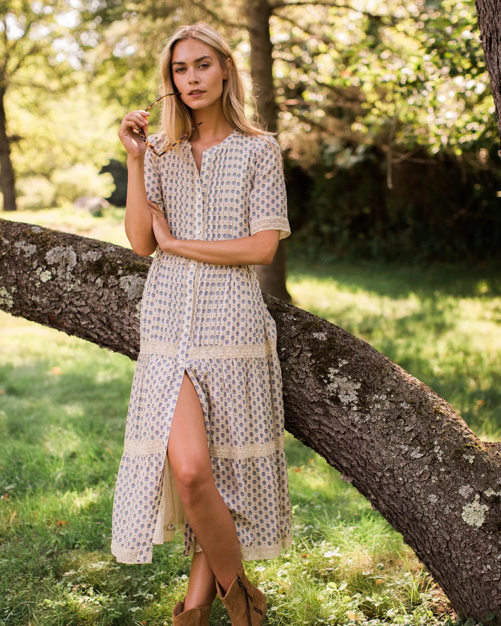 Eve Cotton Midi Dress