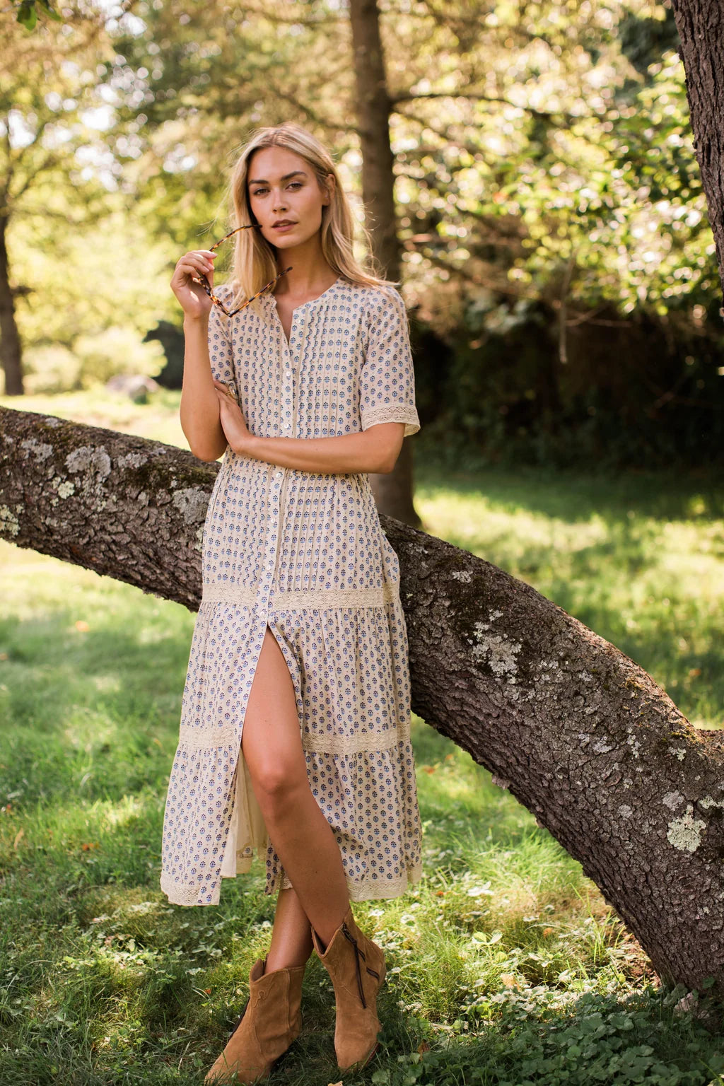 Eve Cotton Midi Dress