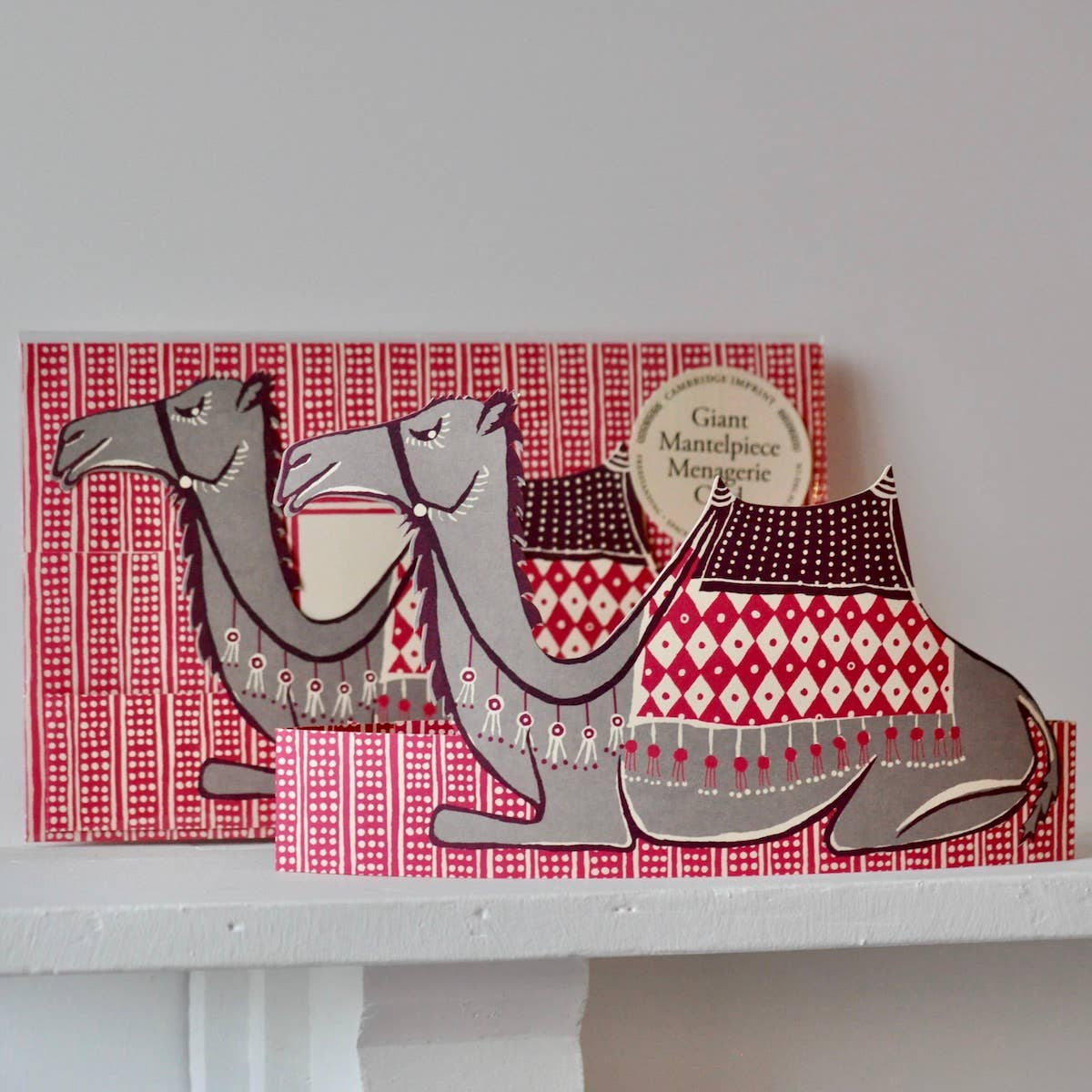 Giant Mantelpiece Menagerie Card: The Camel