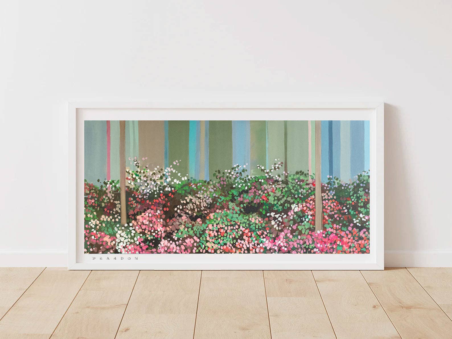 The Masters "Azalea Bed" At Augusta National Print