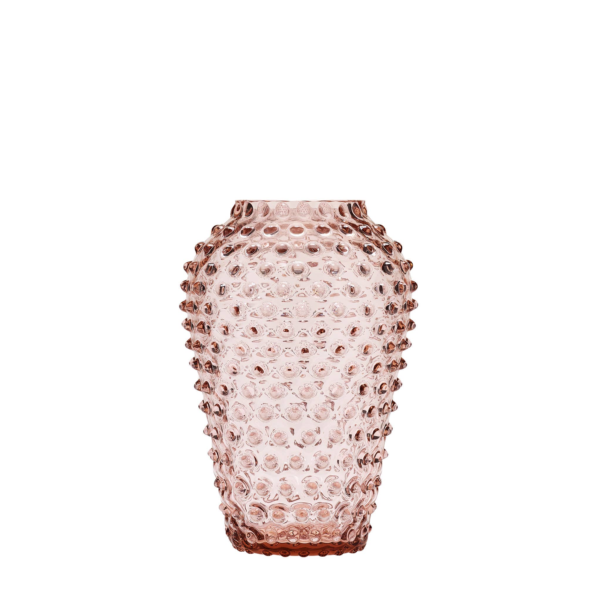 Night Iris Hobnail Barrel Vase