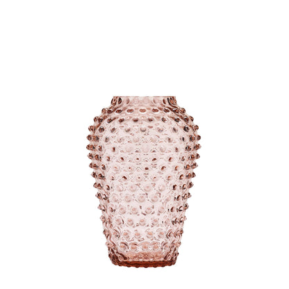 Night Iris Hobnail Barrel Vase