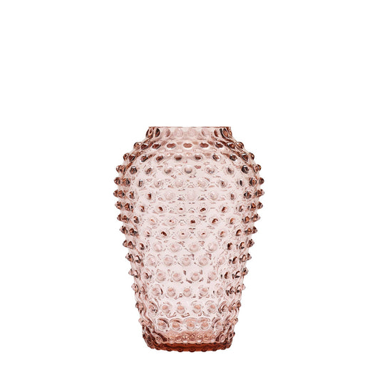 Night Iris Hobnail Barrel Vase