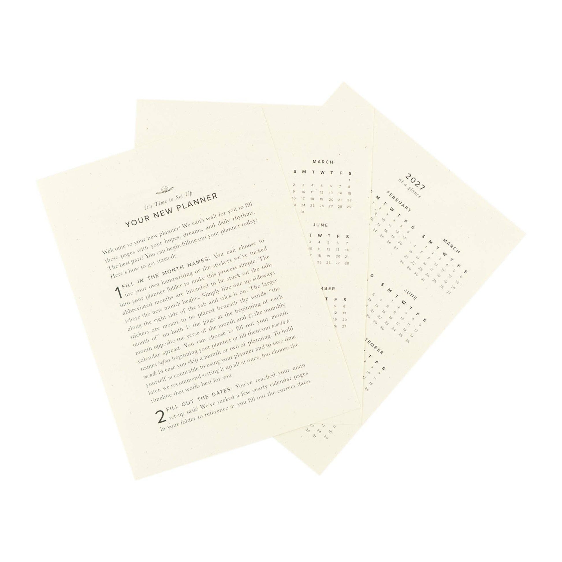 Magnolia Springs 12-Month Undated Planner