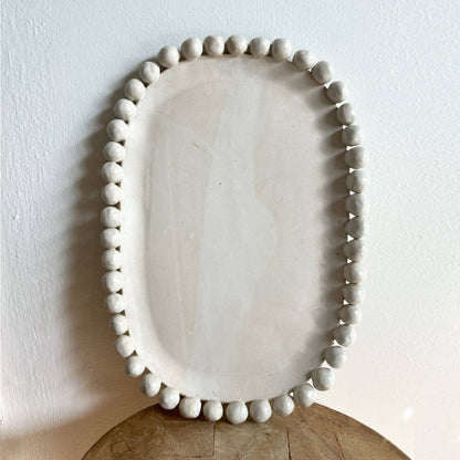 Beaded Serving Platter